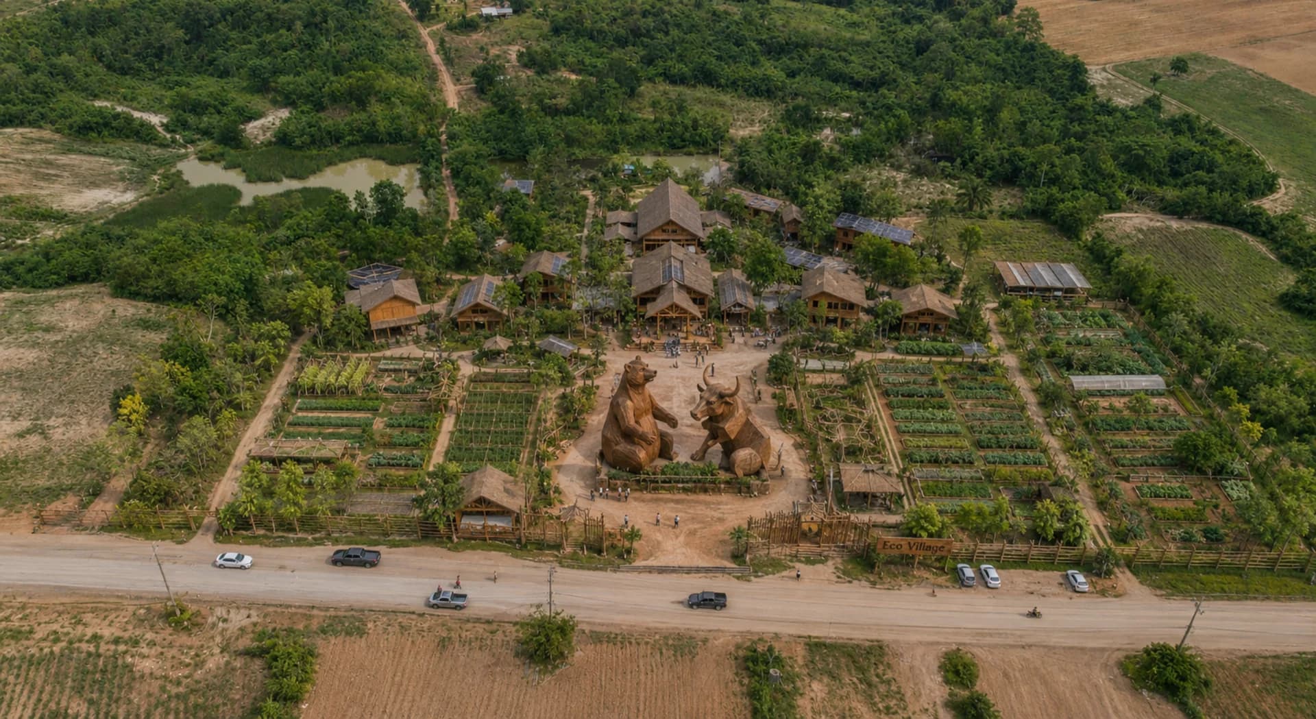 แปลงสาธิตเกษตรธรรมชาติ 32 มิติ
